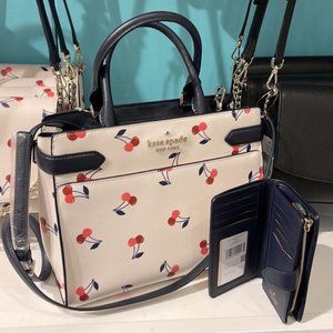 Kate Spade Staci Medium Satchel & Kate Spade Staci Medium Compact Bifold Wallet